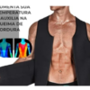 Regata Masculina Queima Gorduras Barriga Camiseta Cinta