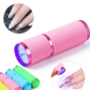 Mini Lanterna Portátil Led Ultra Violeta Seca Unha Gel Uv