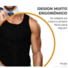 Regata Masculina Queima Gorduras Barriga Camiseta Cinta