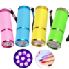 Mini Lanterna Portátil Led Ultra Violeta Seca Unha Gel Uv