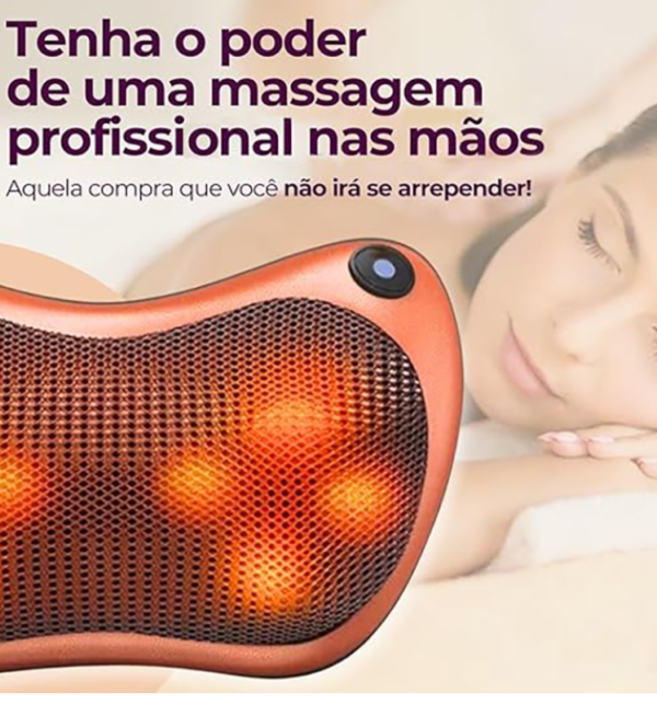 Massageador Shiatsu 110v Elétrico De Carro Casa Veicular