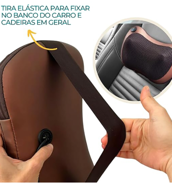 Massageador Shiatsu 110v Elétrico De Carro Casa Veicular