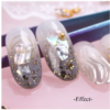 Kit 12 Madre Peróla Com Fio De Ouro Decoração Unhas Acrigel